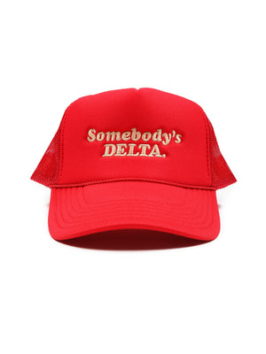 Somebody's Delta. Trucker hat